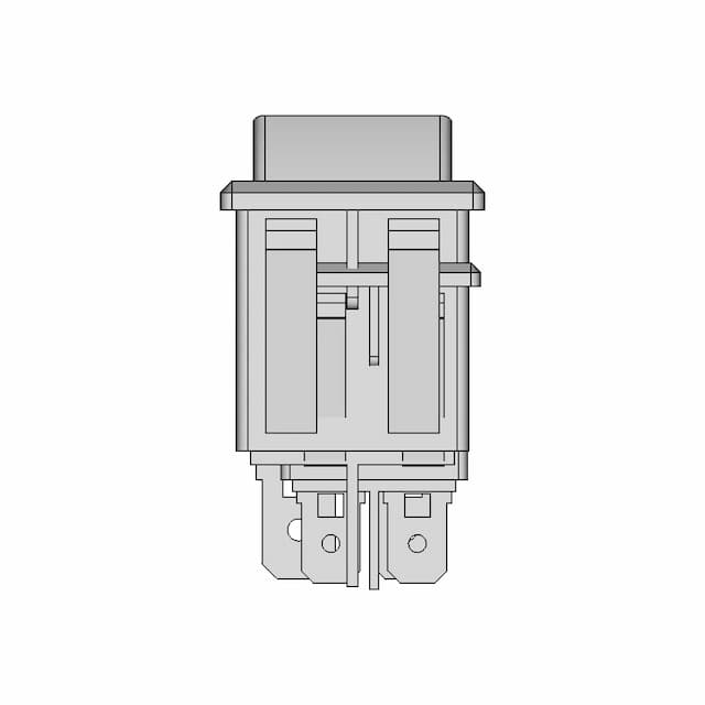 Car Light Rocket Switch On-Off Led 12V 35A | 3D Engineering Design File