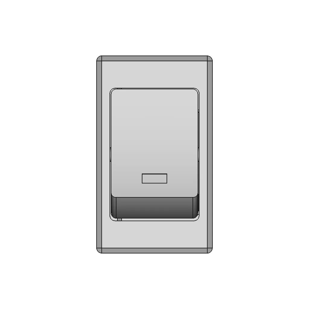 Car Light Rocket Switch On-Off Led 12V 35A | 3D Engineering Design File_270_0_degree_snapshot