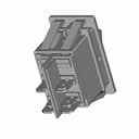 Car Light Rocket Switch On-Off Led 12V 35A | 3D Engineering Design File_60_30_degree_snapshot