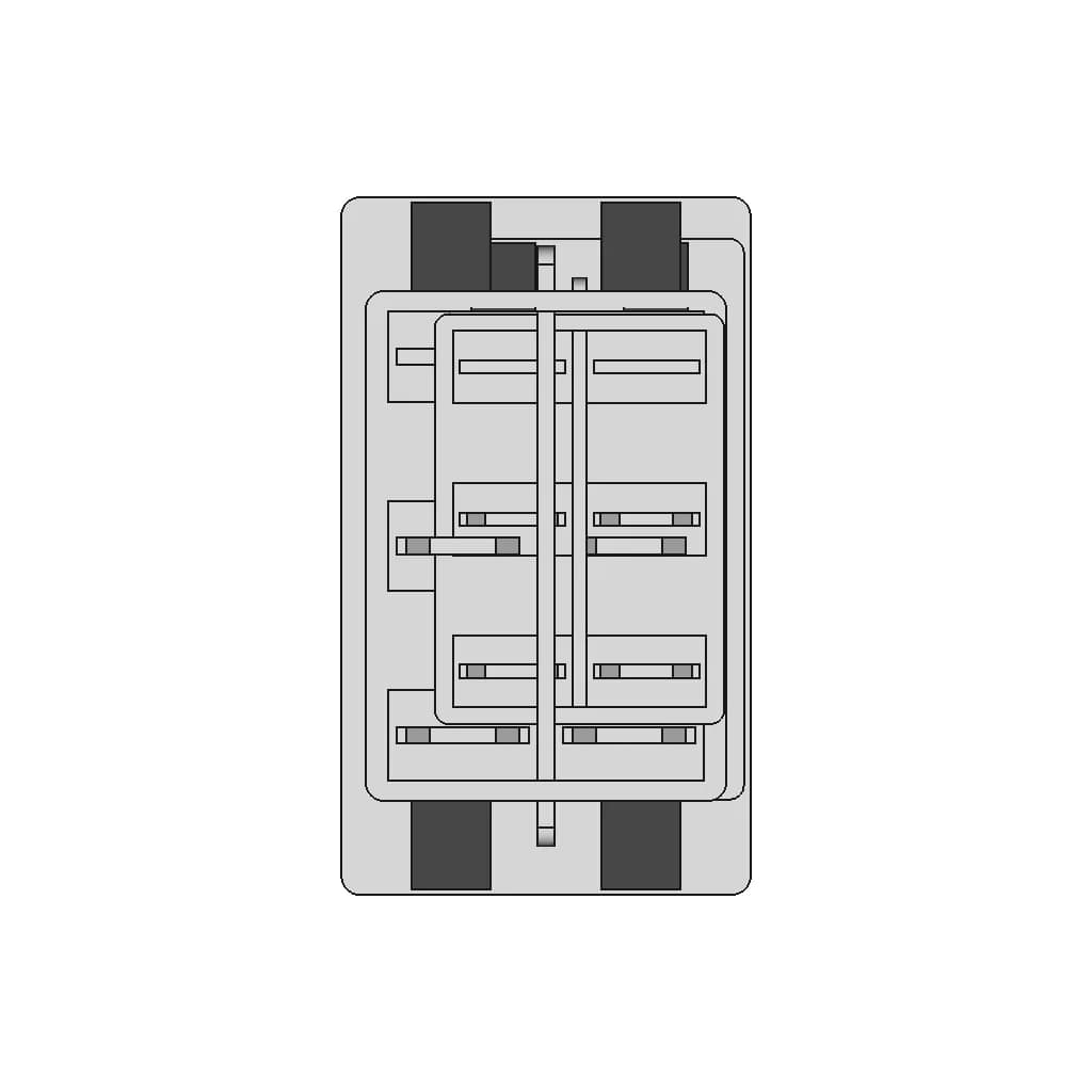Car Light Rocket Switch On-Off Led 12V 35A | 3D Engineering Design File_90_0_degree_snapshot