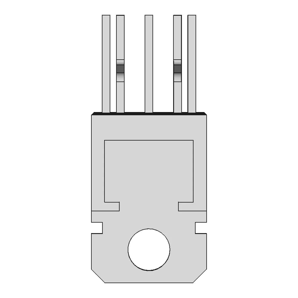 Pentawatt (To220-5) From St Microelectronics | 3D Engineering Design File_270_0_degree_snapshot