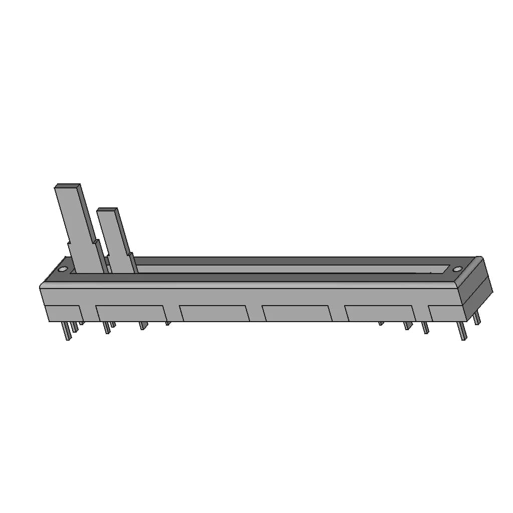 D103 = D10Kx2 | 24-Piece Slide Potentiometer For Audio Mixers - Standard Mechanical Component_60_30_degree_snapshot