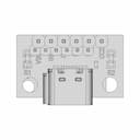 Type C Female Breakout Board | 3D Engineering Design File_0_0_degree_snapshot