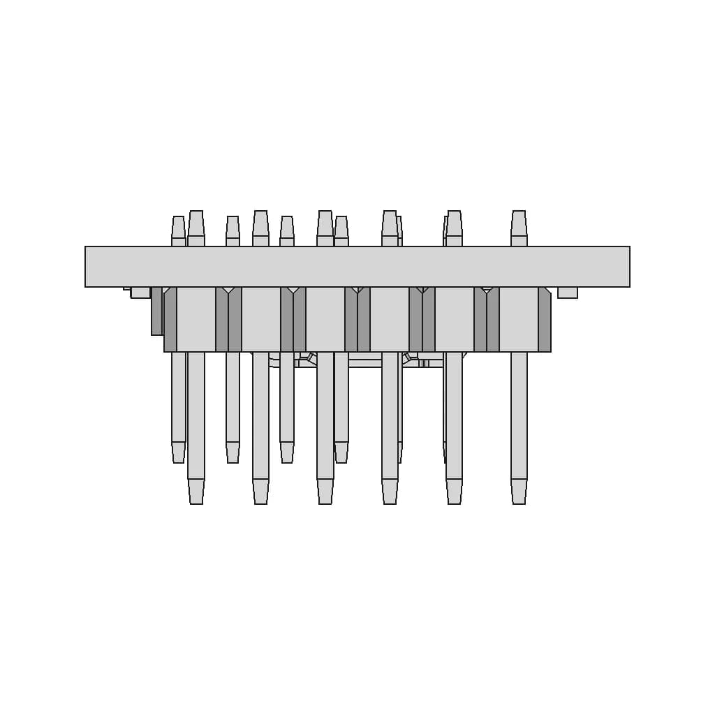 Type C Female Breakout Board | 3D Engineering Design File_270_0_degree_snapshot