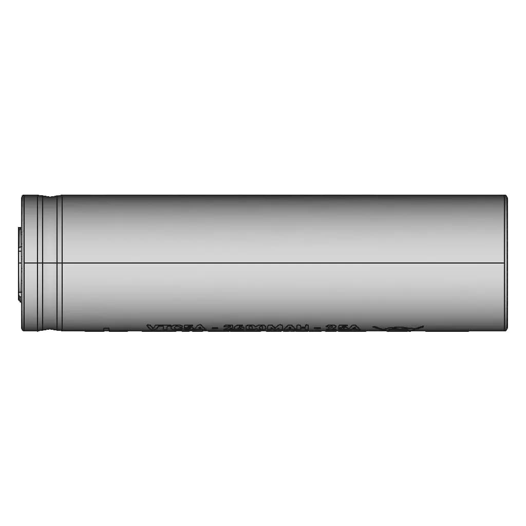 Sony Murata Vtc5A 18650 2600Mah 25A Battery - Downloadable CAD Representation_0_90_degree_snapshot
