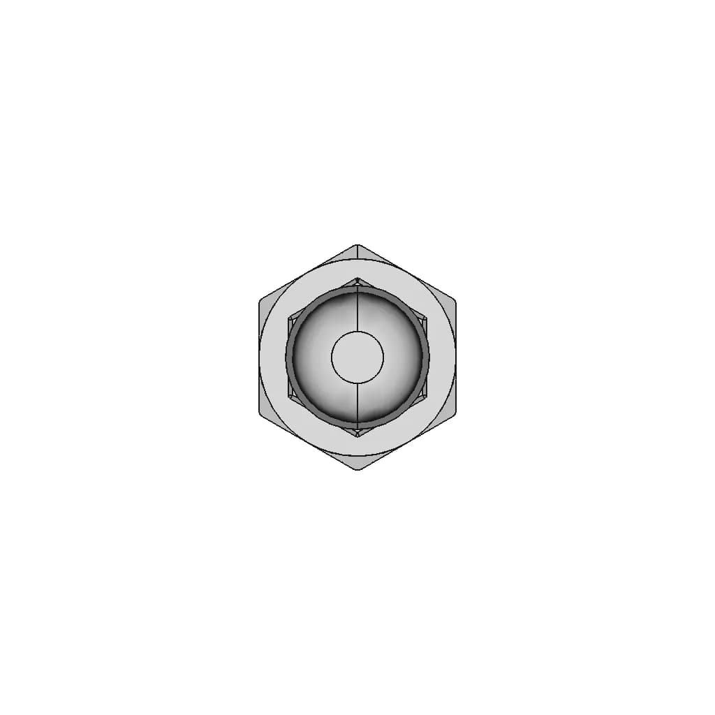 Ds18B20 Temperature Sensor With Threaded 1/2" Housing | 3D Engineering Design File_270_0_degree_snapshot