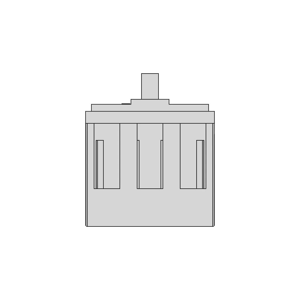 Bm100-Sn 100Af | High-Quality CAD Model_90_0_degree_snapshot