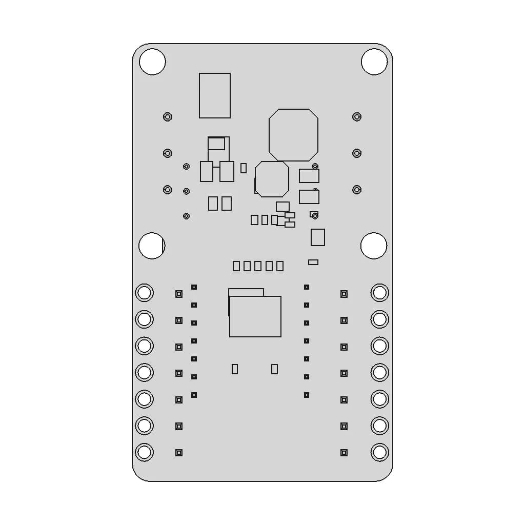 Rs485 Breakout Board For Seeed Studio Xiao | High-Quality CAD Model_90_0_degree_snapshot