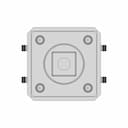 12X12Mm Square Actuator Momentary Pcb Tactile Switch - Standard Mechanical Component_0_0_degree_snapshot