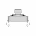 12X12Mm Square Actuator Momentary Pcb Tactile Switch - Standard Mechanical Component_90_0_degree_snapshot