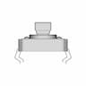 12X12Mm Square Actuator Momentary Pcb Tactile Switch - Standard Mechanical Component_90_0_degree_snapshot