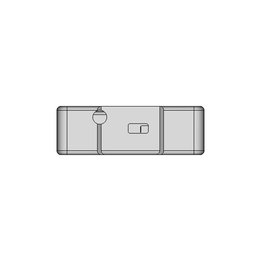 Case Stm32F4 Discovery Board - Standard Mechanical Component_90_0_degree_snapshot