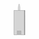 Catx-Mxxvdt1 Connector Mail | High-Quality CAD Model_270_0_degree_snapshot