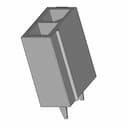 Catx-Mxxvdt1 Connector Mail | High-Quality CAD Model_60_30_degree_snapshot