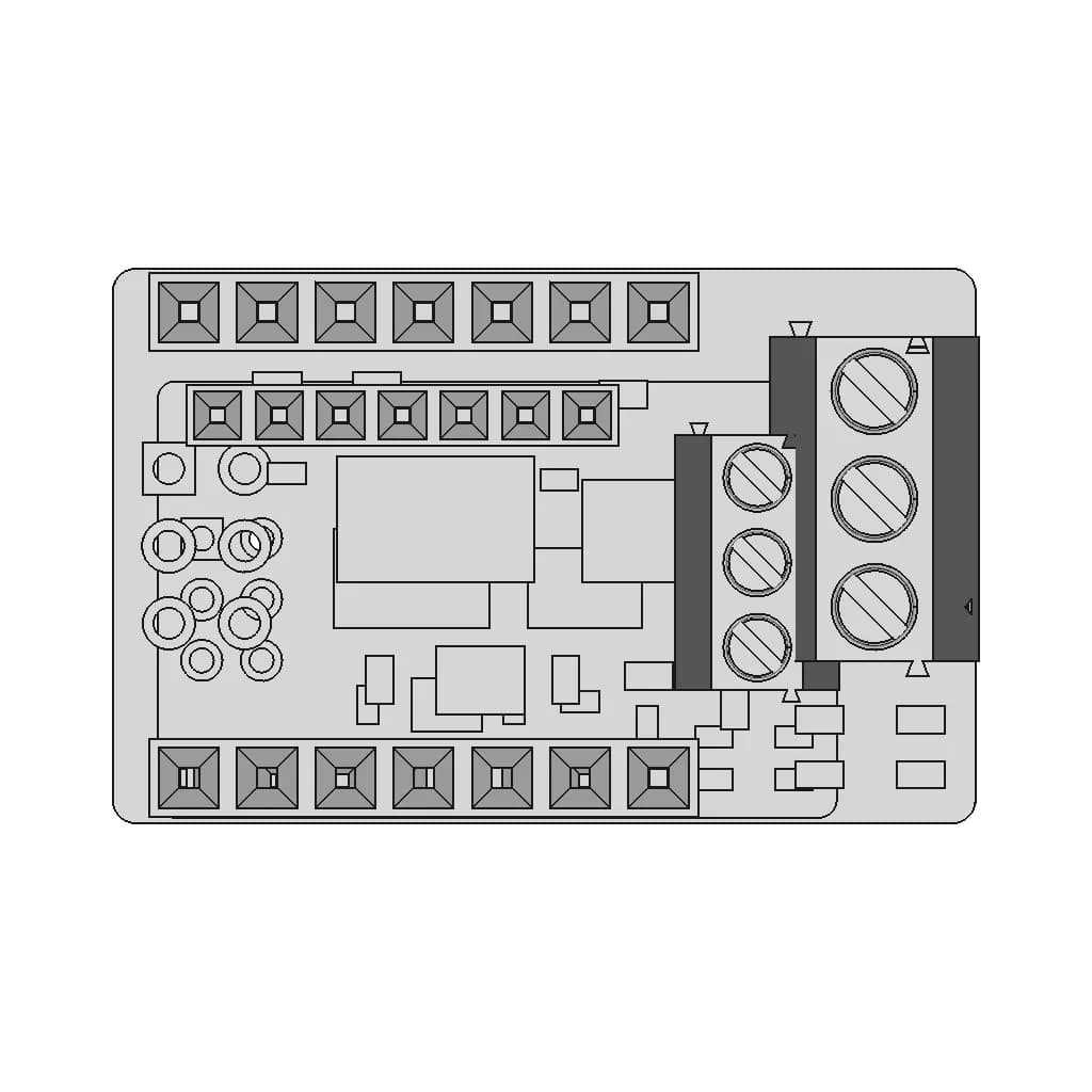 Can Bus Breakout Board For Seeed Studio Xiao | High-Quality CAD Model_270_0_degree_snapshot