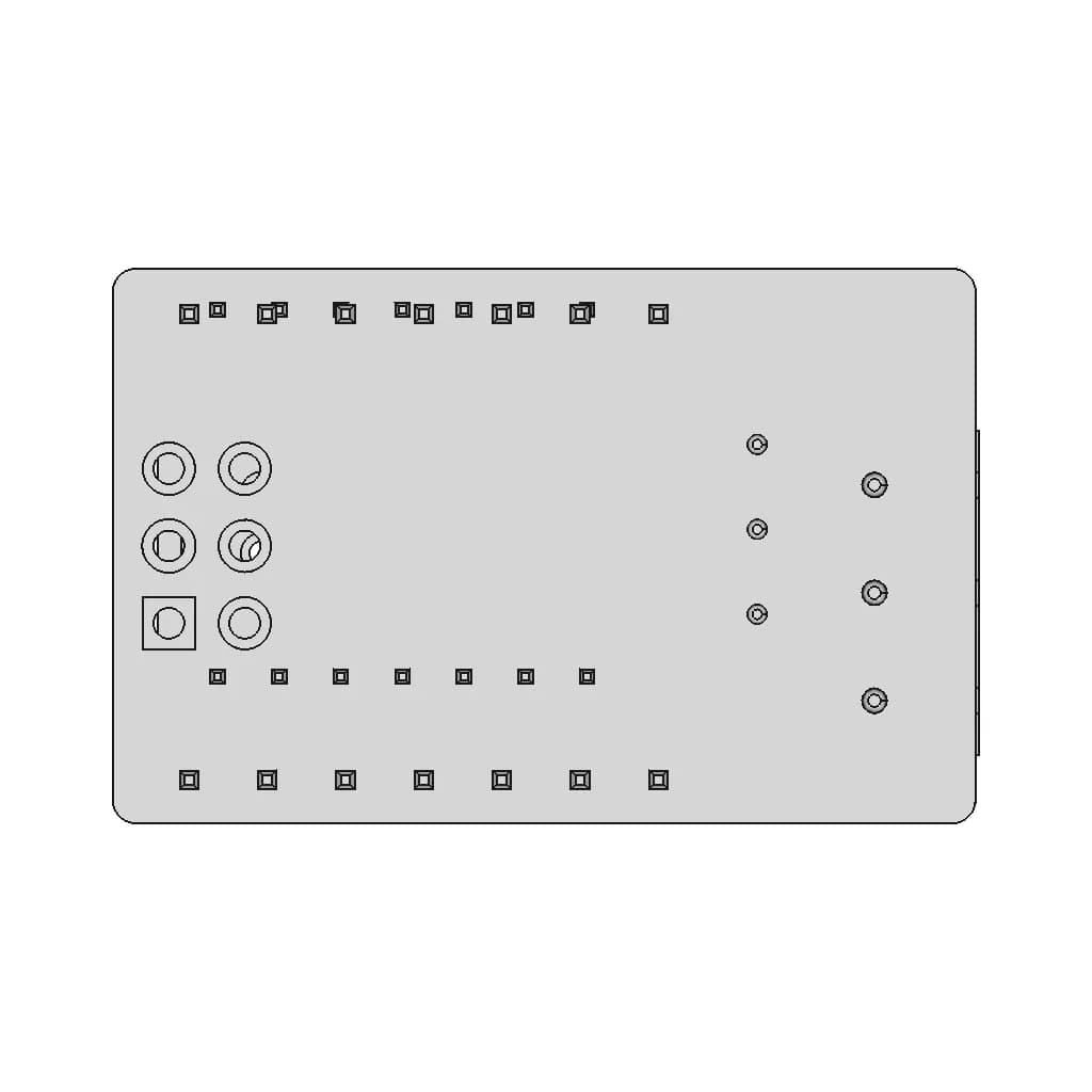 Can Bus Breakout Board For Seeed Studio Xiao | High-Quality CAD Model_90_0_degree_snapshot
