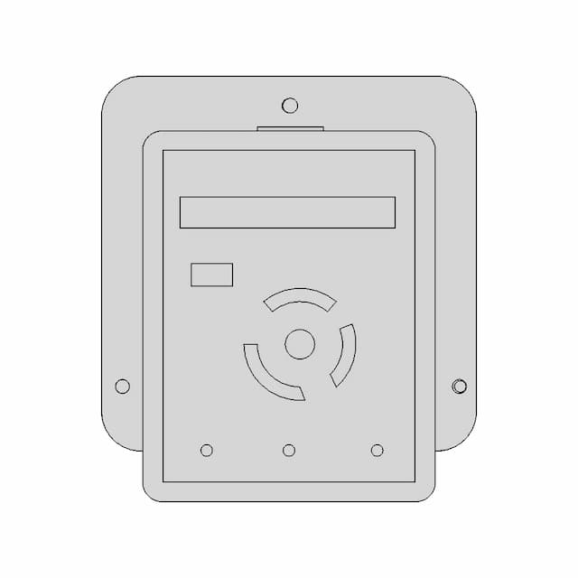 Key Pad Vlt Micro Drive Fc51 Assly | High-Quality CAD Model