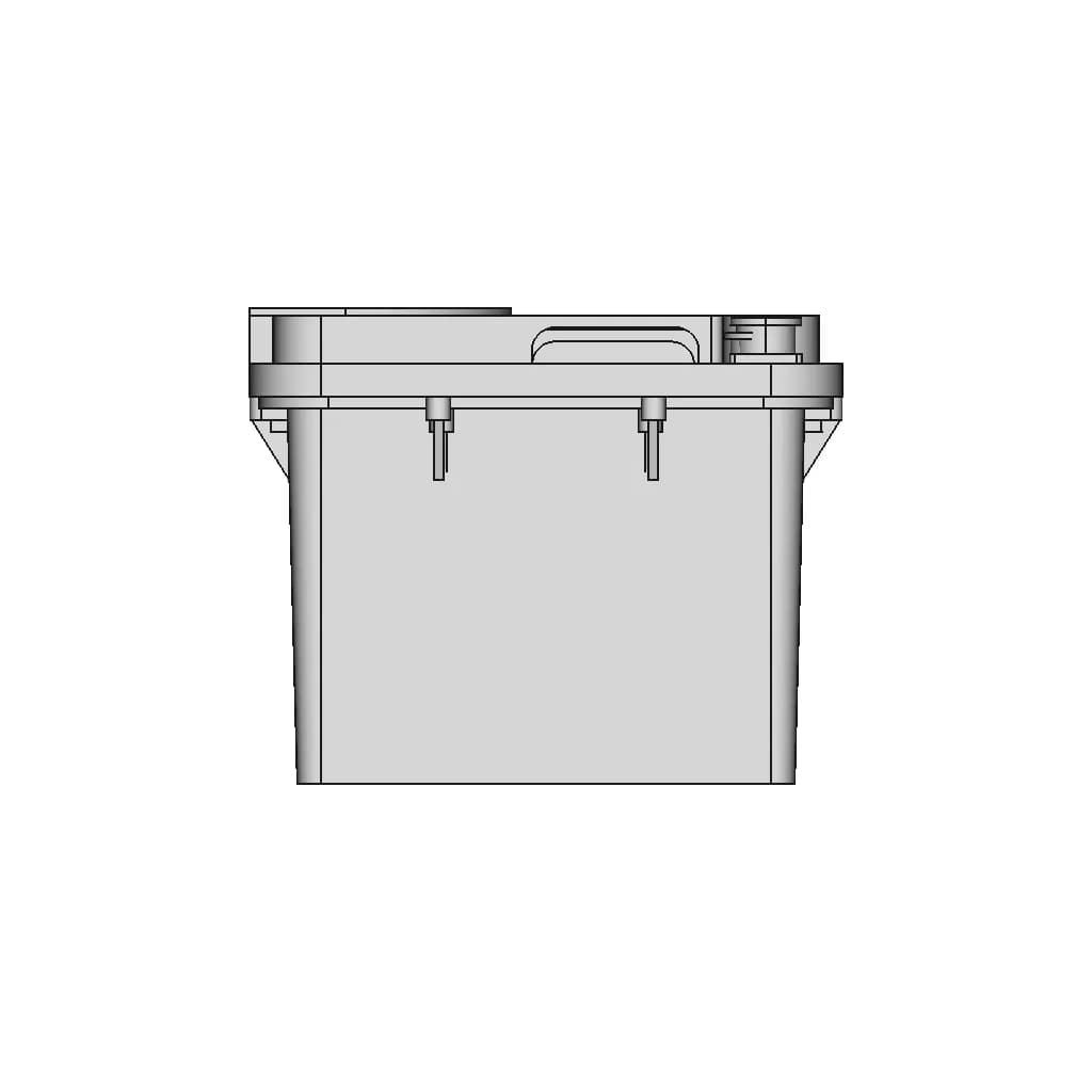 Lithium Ion Battery Lifepo4 - Downloadable CAD Representation_0_90_degree_snapshot