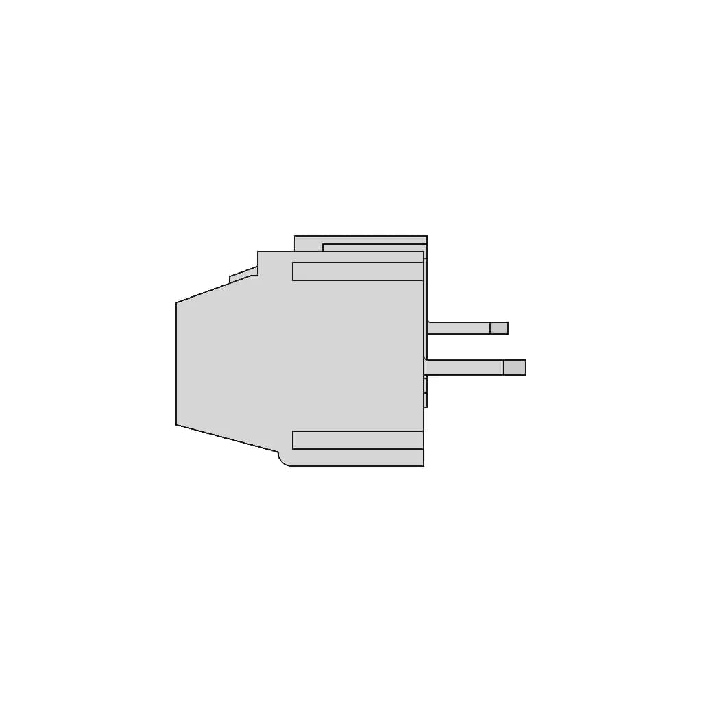 Amphenol Anytek Yo0521500000G - Downloadable CAD Representation_0_90_degree_snapshot