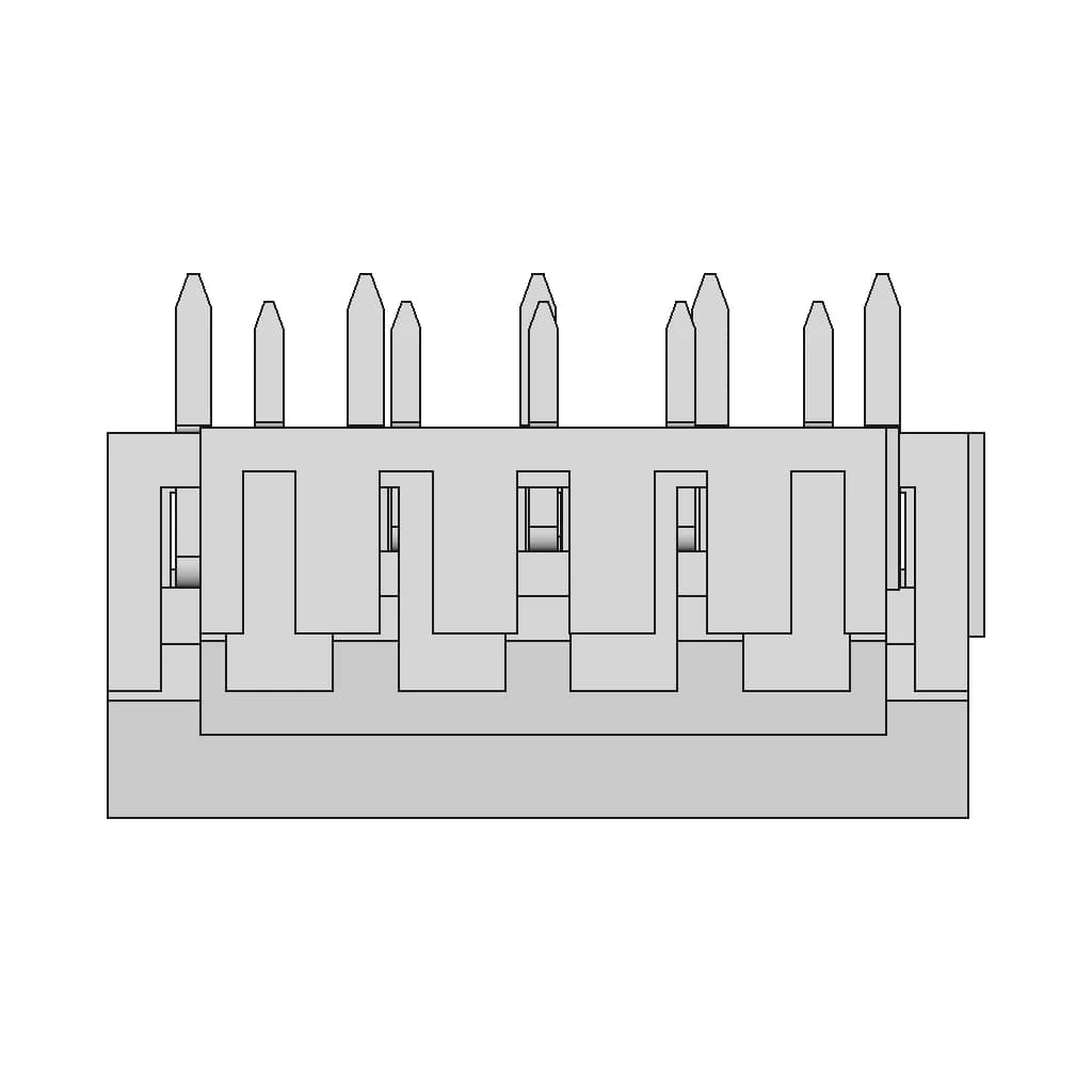 Amphenol Anytek Yo0521500000G - Downloadable CAD Representation_270_0_degree_snapshot
