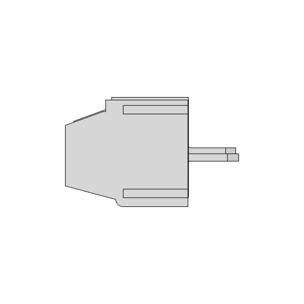 Amphenol Anytek Yo0421500000G - Standard Mechanical Component_0_90_degree_snapshot