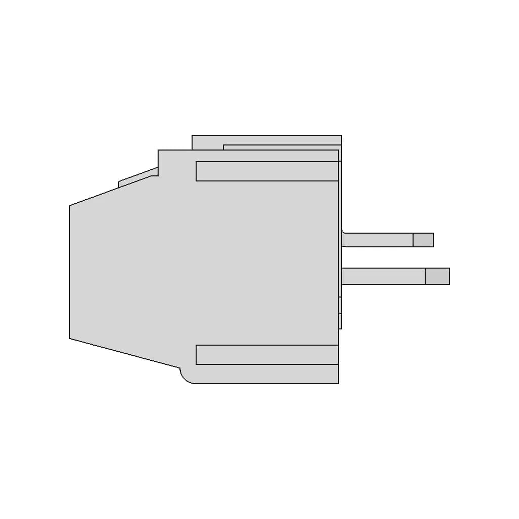 Amphenol Anytek Yo0221500000G - Standard Mechanical Component_0_90_degree_snapshot