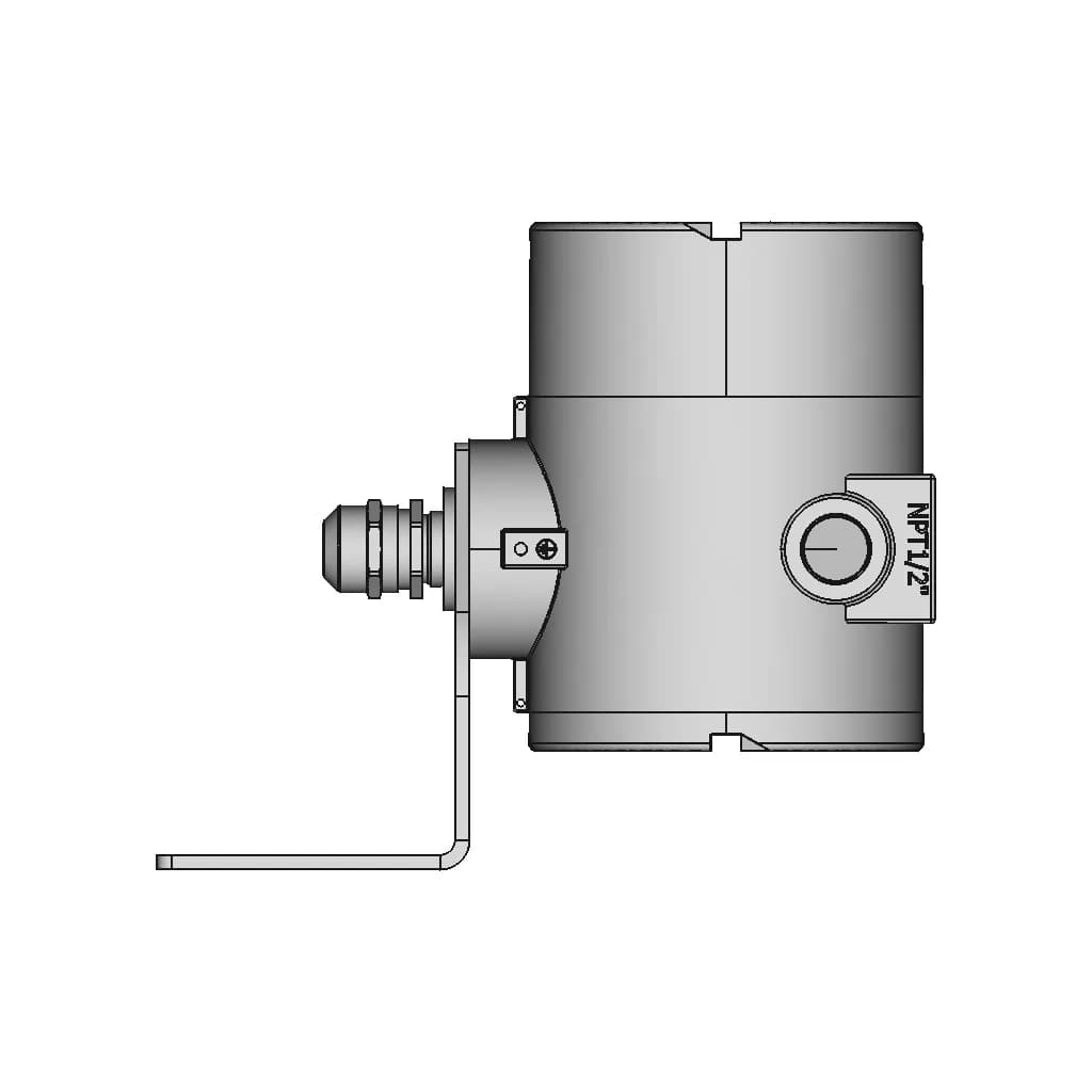 Rheonik Rhe42 Ex Field Mount Transmitter - Downloadable CAD Representation_0_270_degree_snapshot