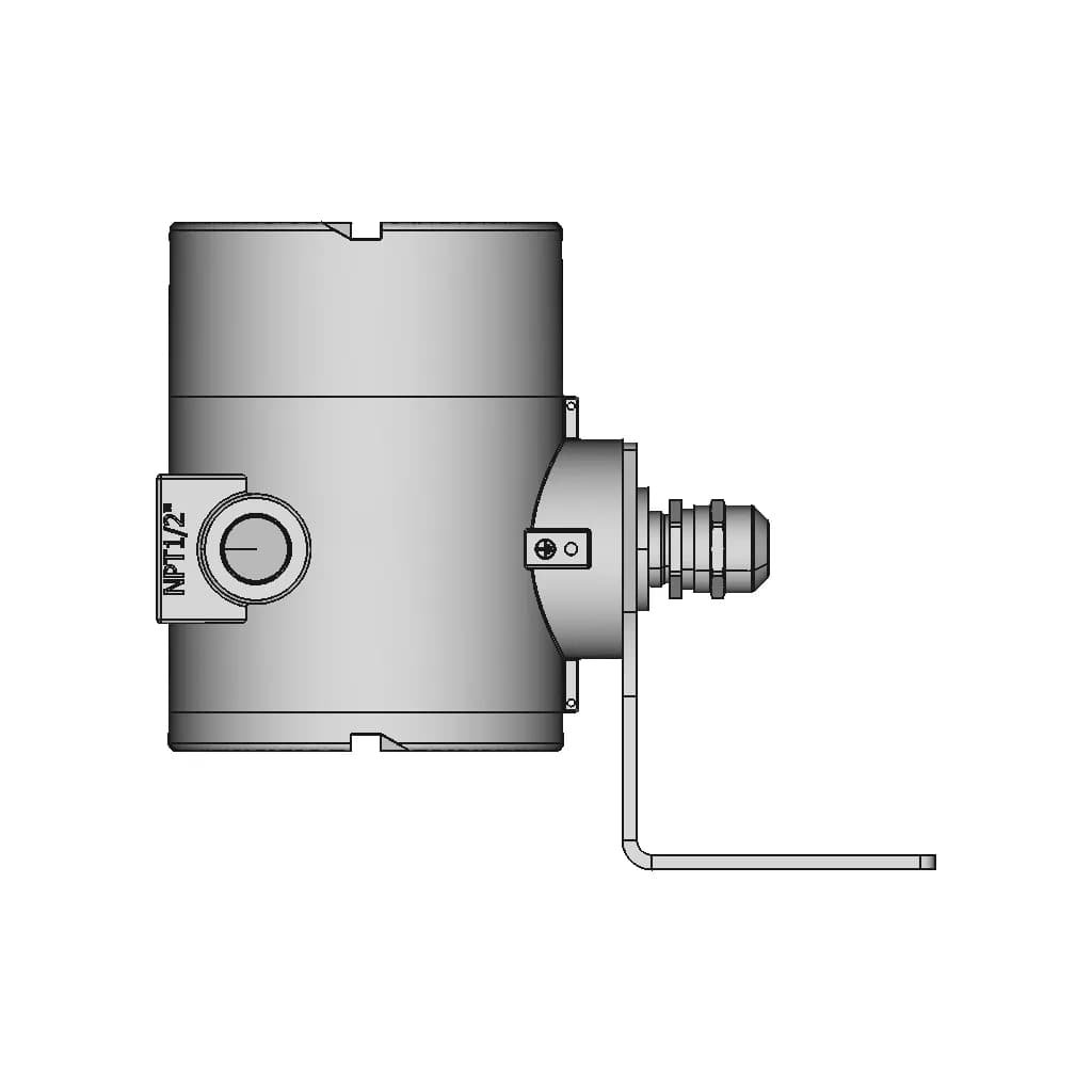 Rheonik Rhe42 Ex Field Mount Transmitter - Downloadable CAD Representation_0_90_degree_snapshot