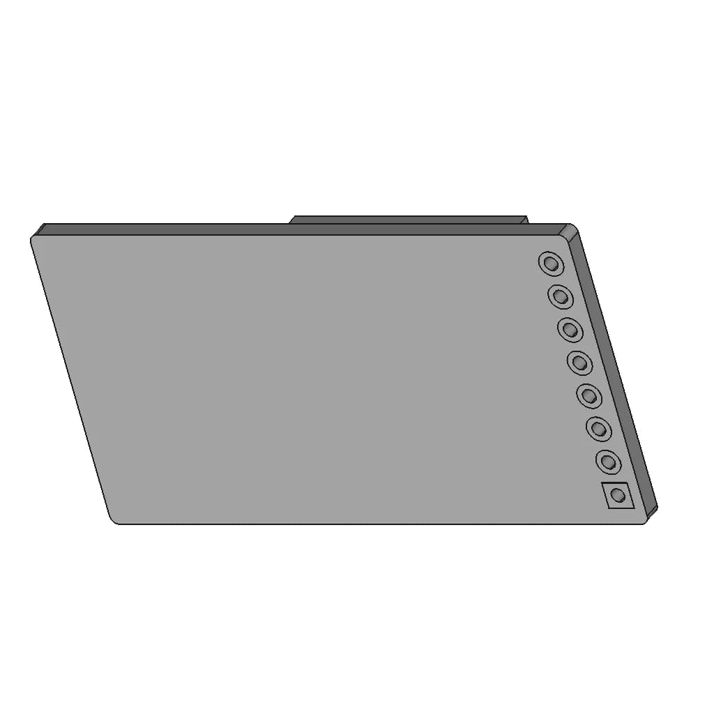 Epaper Breakout Board For Seeed Studio Xiao - Downloadable CAD Representation_60_30_degree_snapshot
