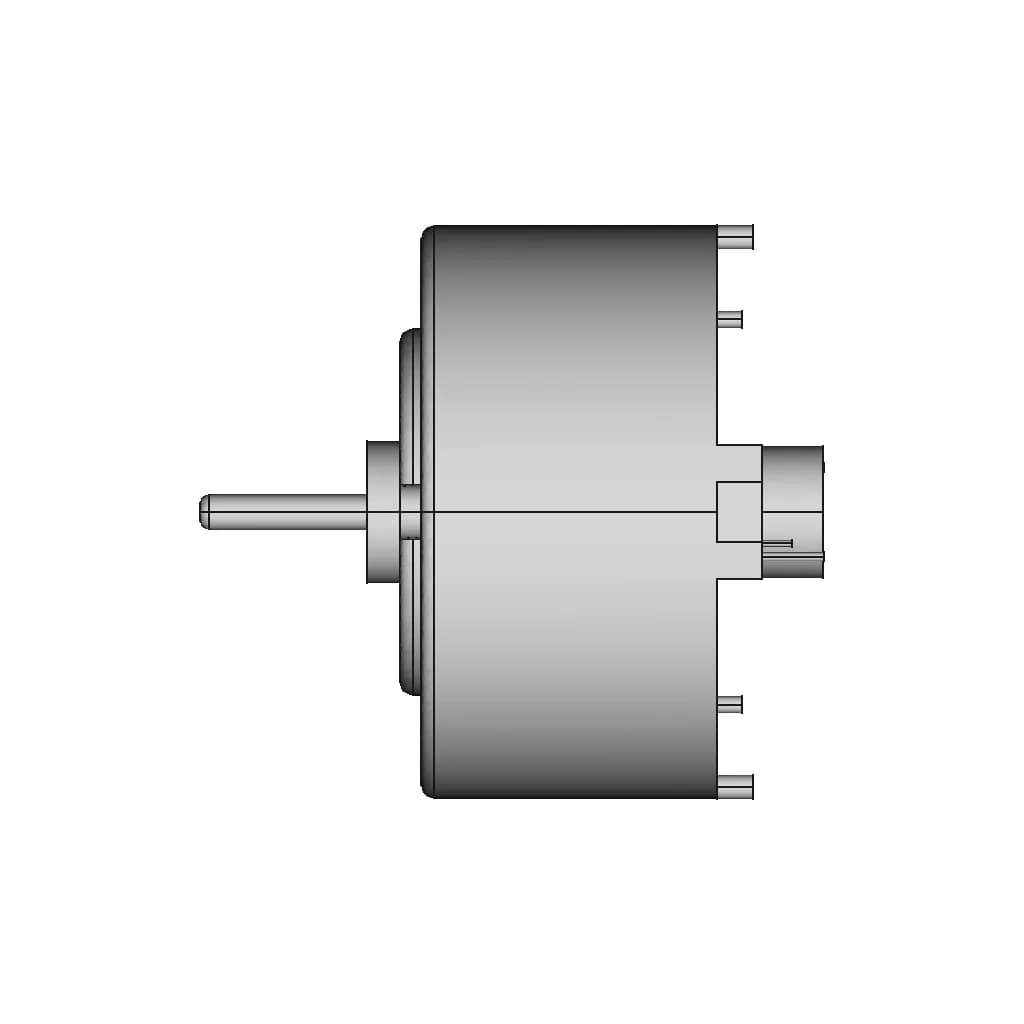 Mabuchi Rf - 500T - 12580 9Vdc 0.5A D/V 13.0 Motor | 3D Engineering Design File_0_90_degree_snapshot