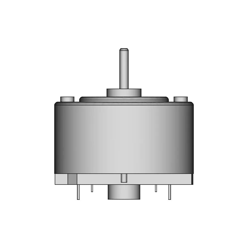 Mabuchi Rf - 500T - 12580 9Vdc 0.5A D/V 13.0 Motor | 3D Engineering Design File_90_0_degree_snapshot