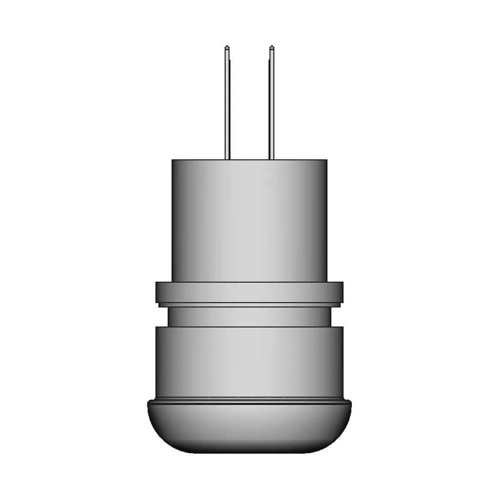 Botão De Emergência Antivandalismo 19Mm 2 Reversíveis Vermelho Av19-Er2 Metaltex - Downloadable CAD Representation_270_0_degree_snapshot