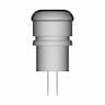 Botão De Emergência Antivandalismo 19Mm 2 Reversíveis Vermelho Av19-Er2 Metaltex - Downloadable CAD Representation_90_0_degree_snapshot