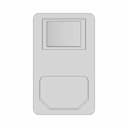 Ac Power Socket Switch 3 In 1 - Downloadable CAD Representation_0_0_degree_snapshot