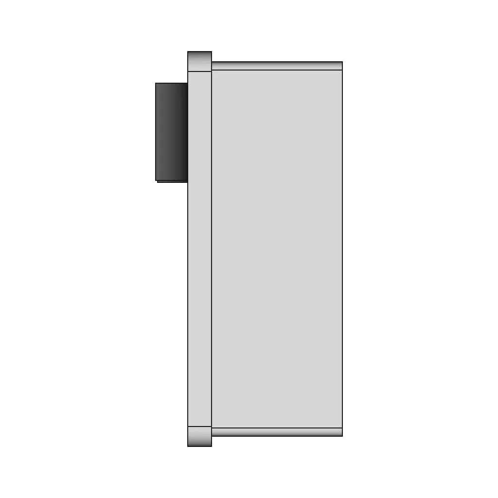 Ac Power Socket Switch 3 In 1 - Downloadable CAD Representation_0_90_degree_snapshot