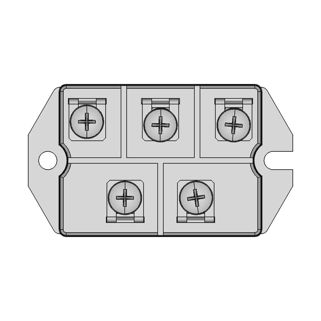 Semikron Skd 210-12 210A 1800V - Downloadable CAD Representation_0_0_degree_snapshot