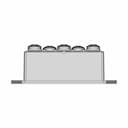 Semikron Skd 210-12 210A 1800V - Downloadable CAD Representation_90_0_degree_snapshot