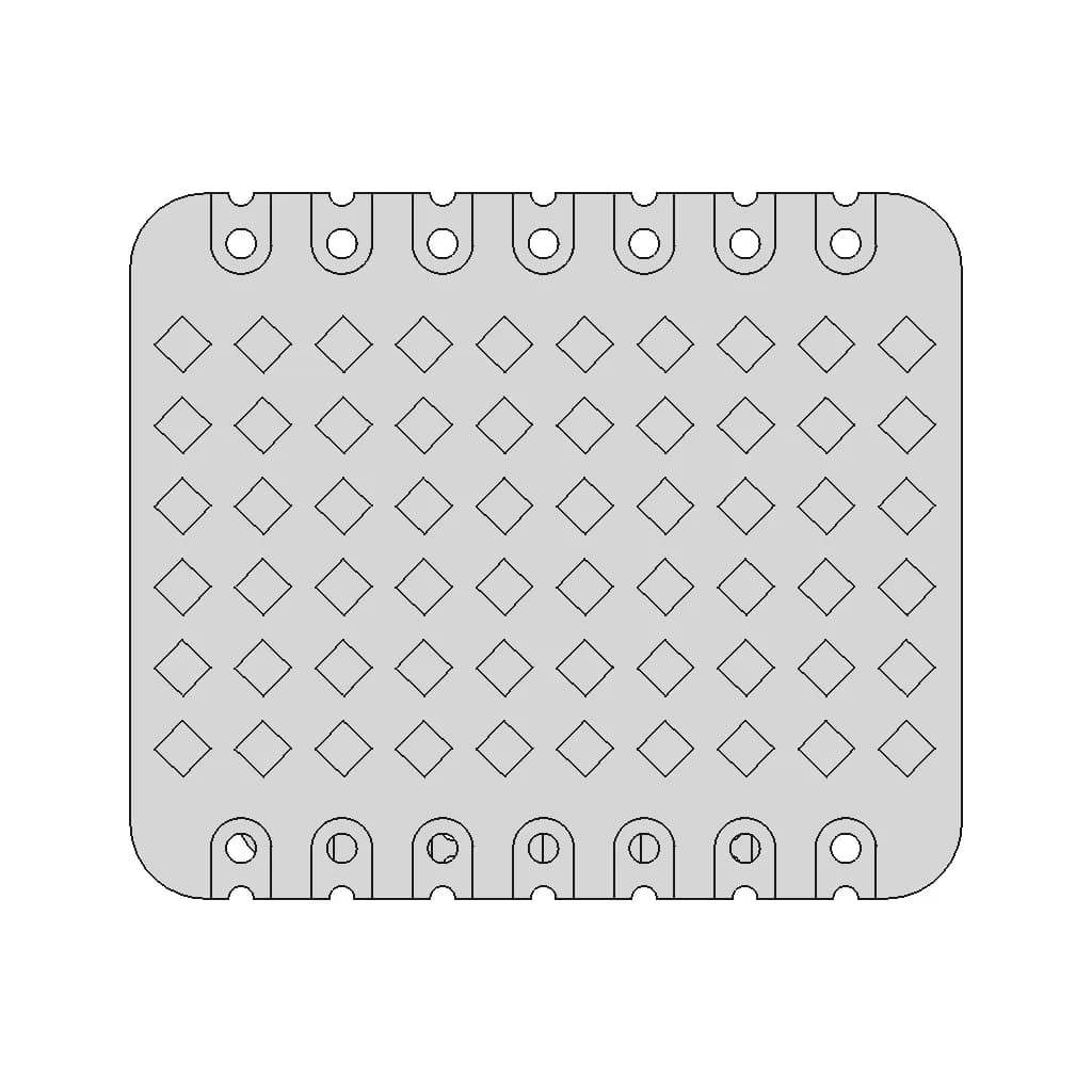 6X10 Rgb Ws2812 Matrix For Seeed Studio Xiao - Standard Mechanical Component_270_0_degree_snapshot