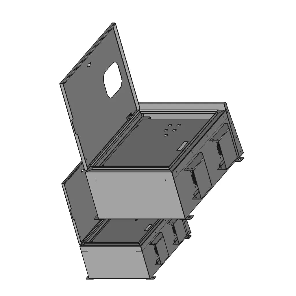 Motor Control Vfd Panel - Downloadable CAD Representation_60_30_degree_snapshot