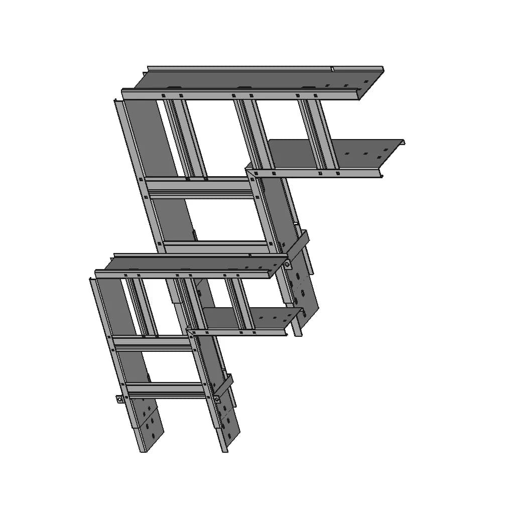 Cable Tray L Type | 3D Engineering Design File_60_30_degree_snapshot