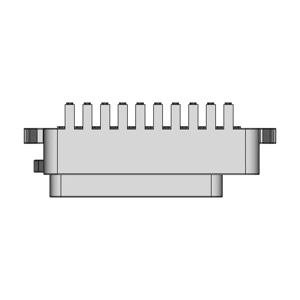 Female Scart 90 Degree Connector Reverse Direction - Downloadable CAD Representation_0_0_degree_snapshot