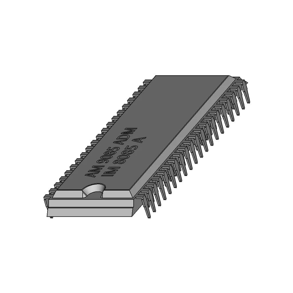 Microprocessor | High-Quality CAD Model_60_30_degree_snapshot