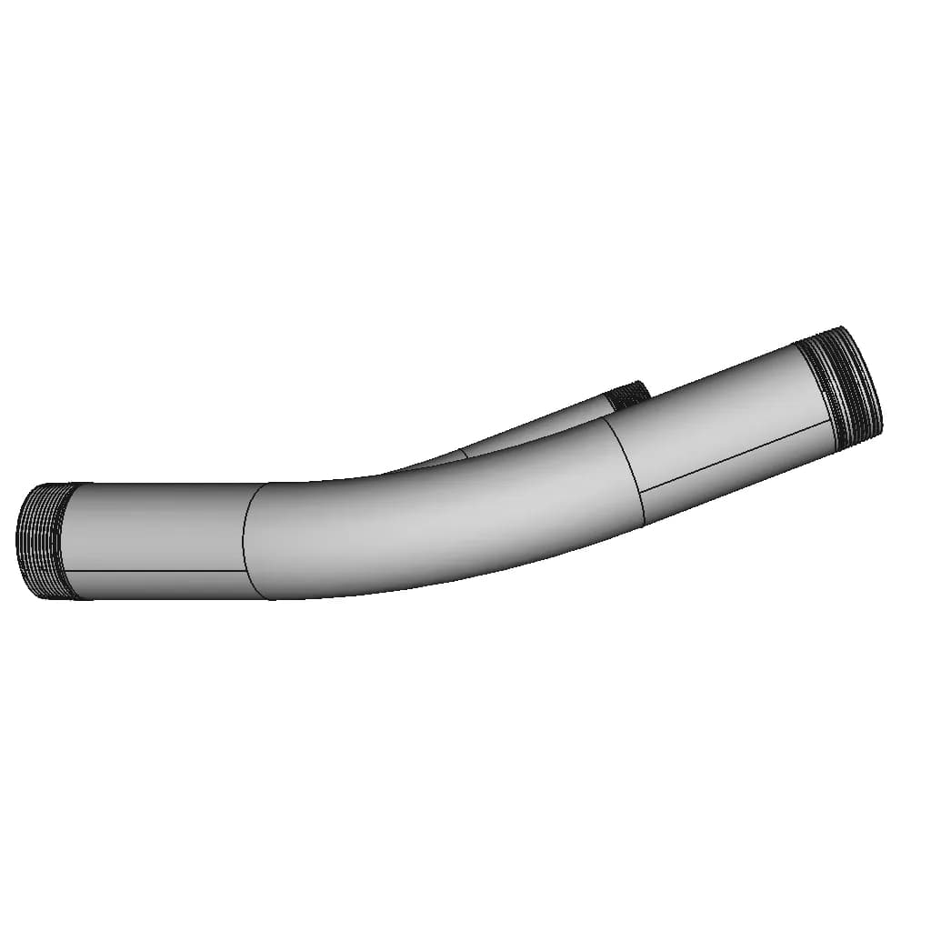 Conduit 2 In 45 Deg Elbow Galvanized Rmc - Standard Mechanical Component_60_30_degree_snapshot