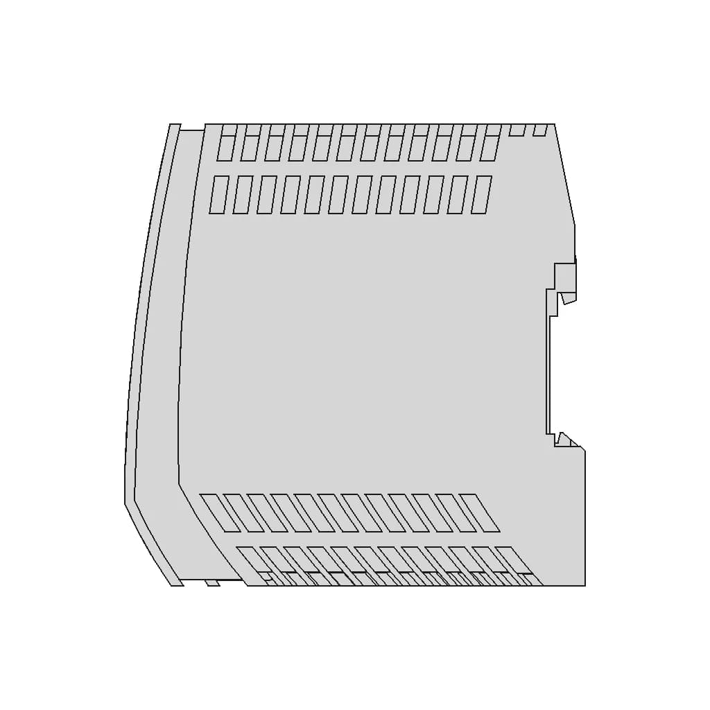 Uno-Ps-1Ac-24Dc-100W - Downloadable CAD Representation_0_90_degree_snapshot