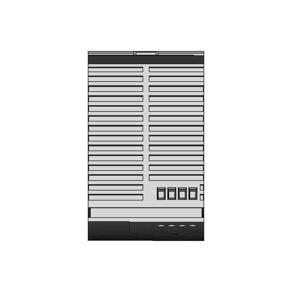 Uno-Ps-1Ac-24Dc-100W - Downloadable CAD Representation_270_0_degree_snapshot