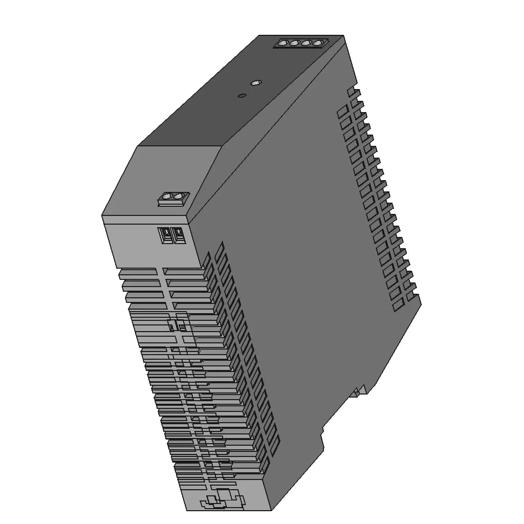 Uno2-Ps-1Ac-24Dc-120W | High-Quality CAD Model_60_30_degree_snapshot