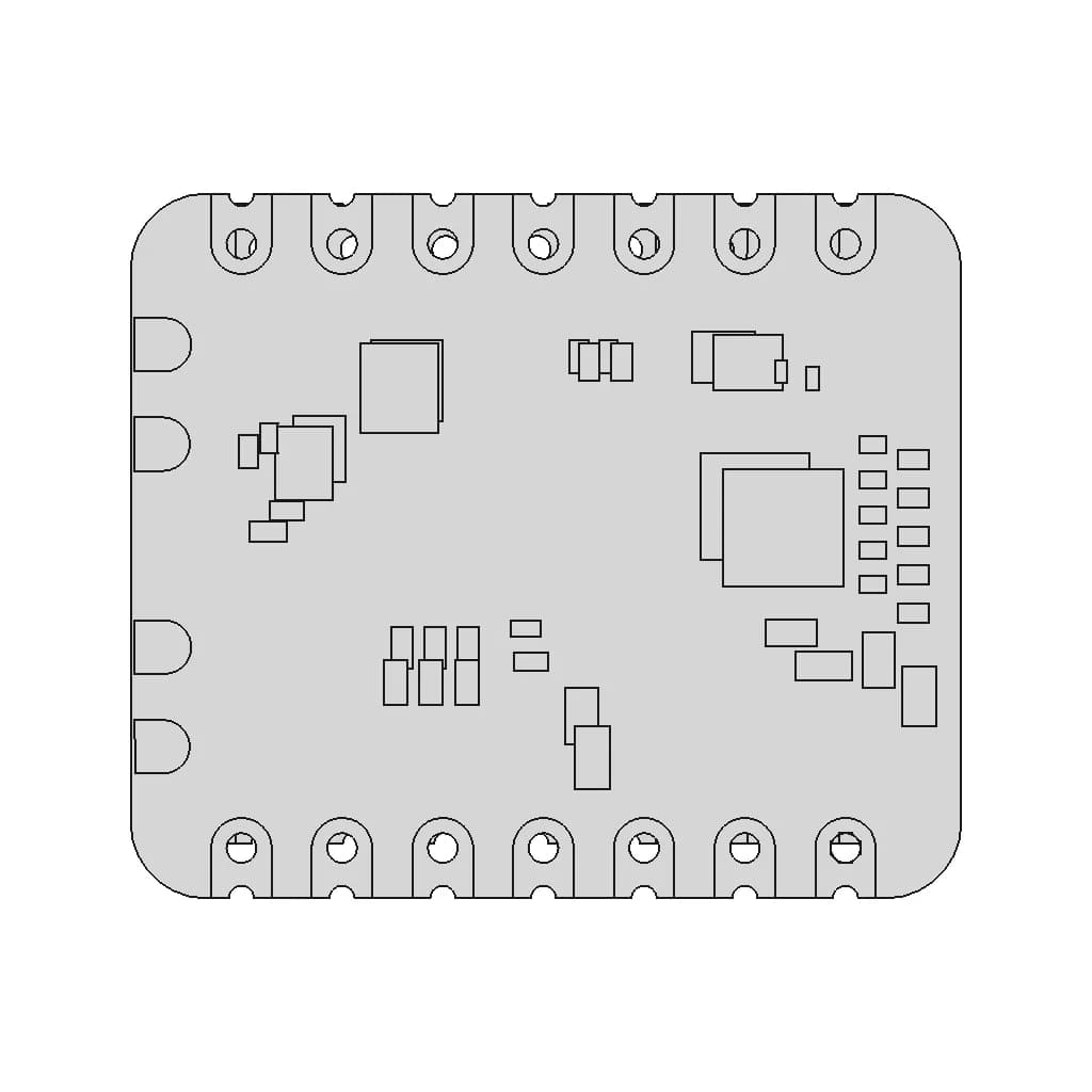 24Ghz Mmwave Human Static Presence Sensor For Xiao - Standard Mechanical Component_90_0_degree_snapshot