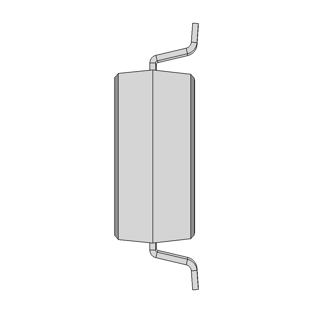 Sop-5(6) Case, Pitch 1.27 Mm | 3D Engineering Design File_0_90_degree_snapshot