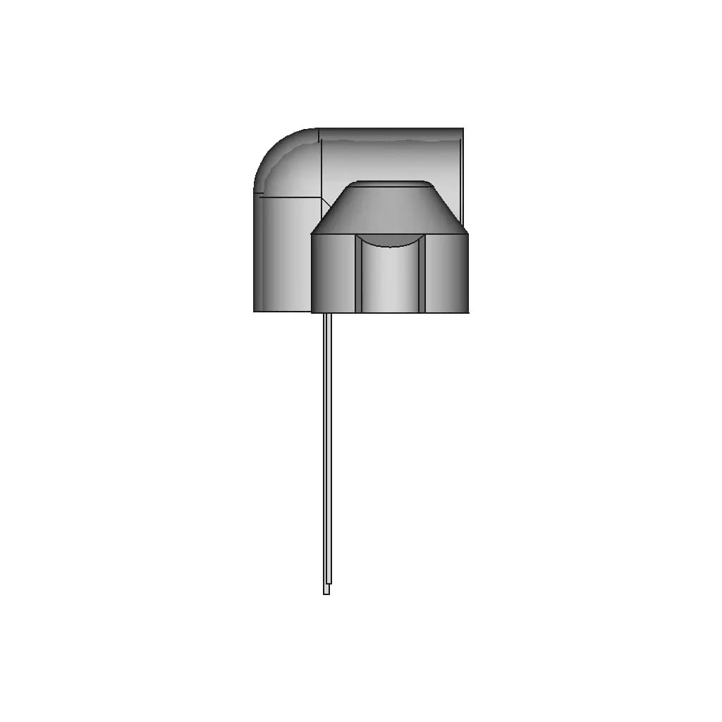 Led And Photodiode 3Mm Pmma Connectors - Standard Mechanical Component_90_0_degree_snapshot