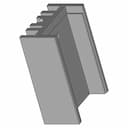 Heatsink_To220_Aluminum | High-Quality CAD Model_60_30_degree_snapshot